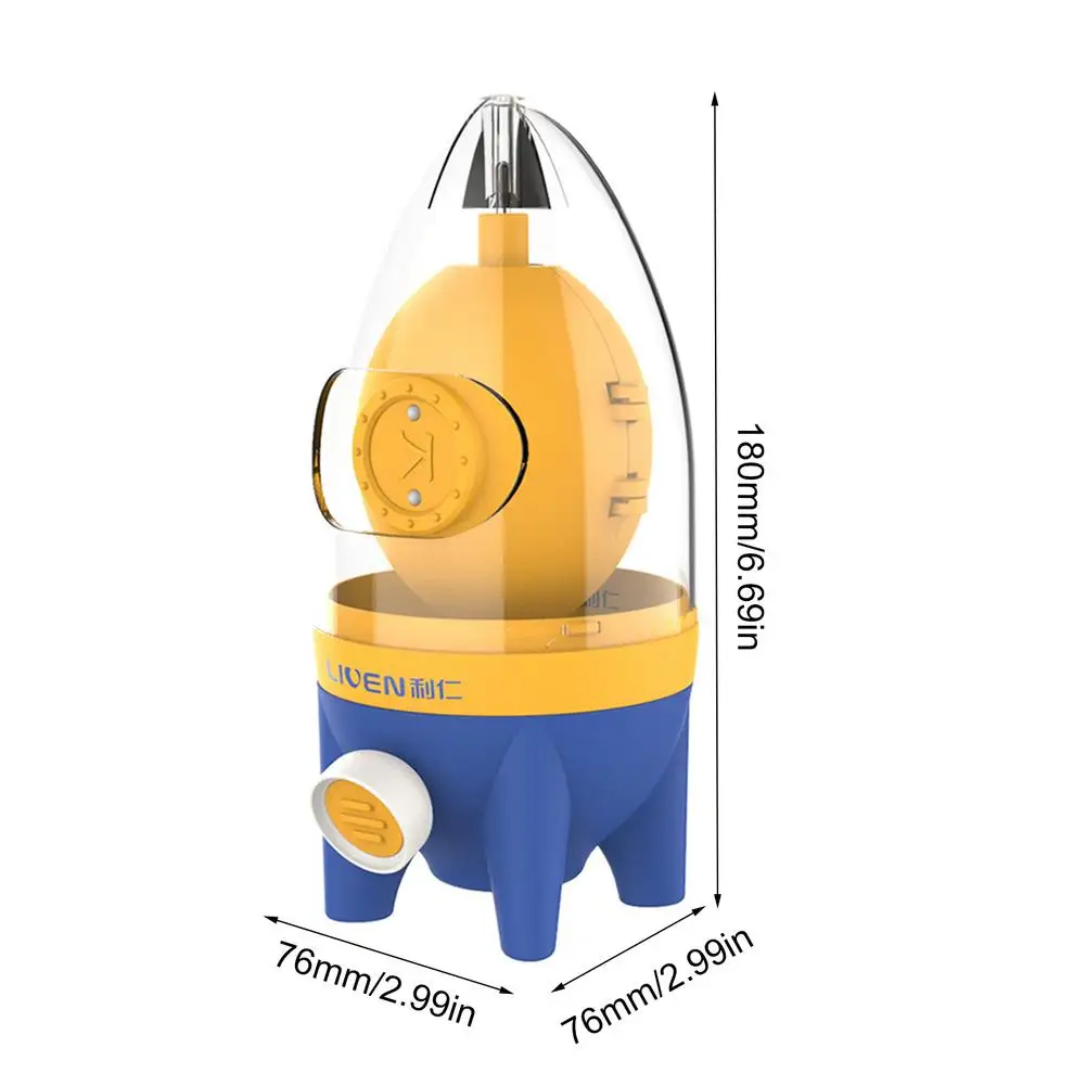 Rocket Manual Golden Egg Puller Scrambler Household Egg White Yolk Mixer Albumen Blender Without Breaking Eggs Kitchen Tools 6
