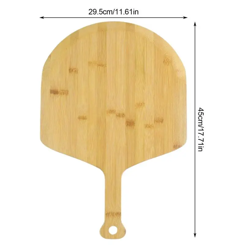 Pizza Paddle Tray Cakes Serving Board 12 Inch Wooden Baking Supplies Fruit Sushi Shovels With Long Handle kitchen accessories 6