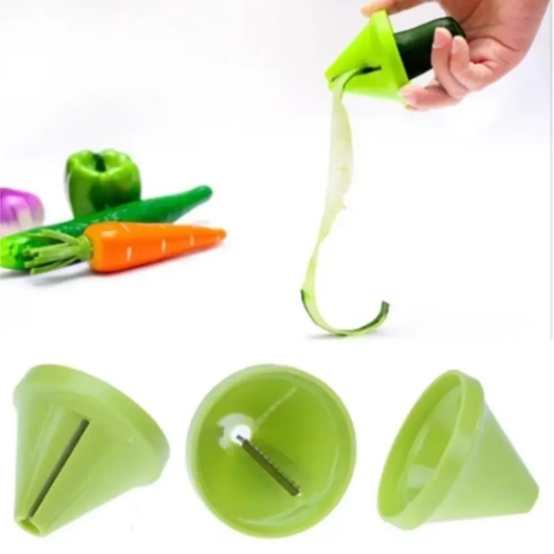 Vegetable Slicer Spiral Peeler – Manual Spiralizer and Fruit Cutter 4