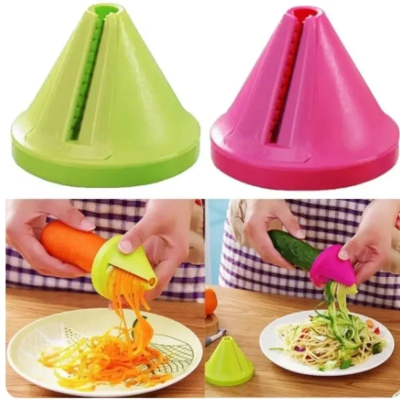 Vegetable Slicer Spiral Peeler – Manual Spiralizer and Fruit Cutter 2
