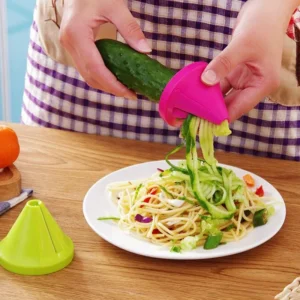 Vegetable Slicer Spiral Peeler – Manual Spiralizer and Fruit Cutter 1